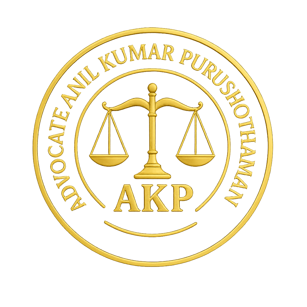 Advocate Anil Kumar Purushothaman Logo